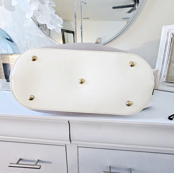 🤍EUC Auth Louis Vuitton Epi Vinyl & White Leather Plage Lagoon Bay Tote🤍 - Picture 9 of 15